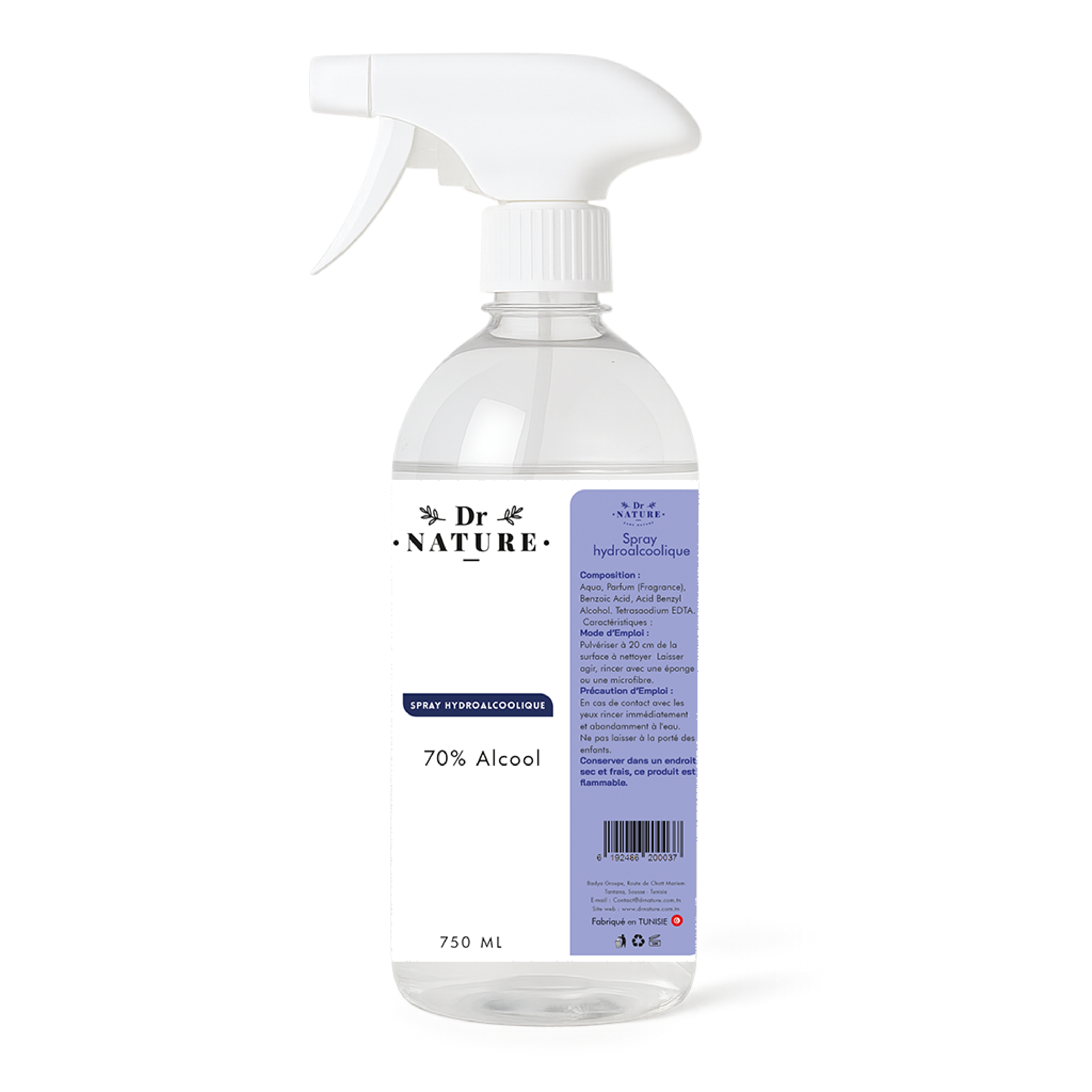 Spray désinfectant 750 ML